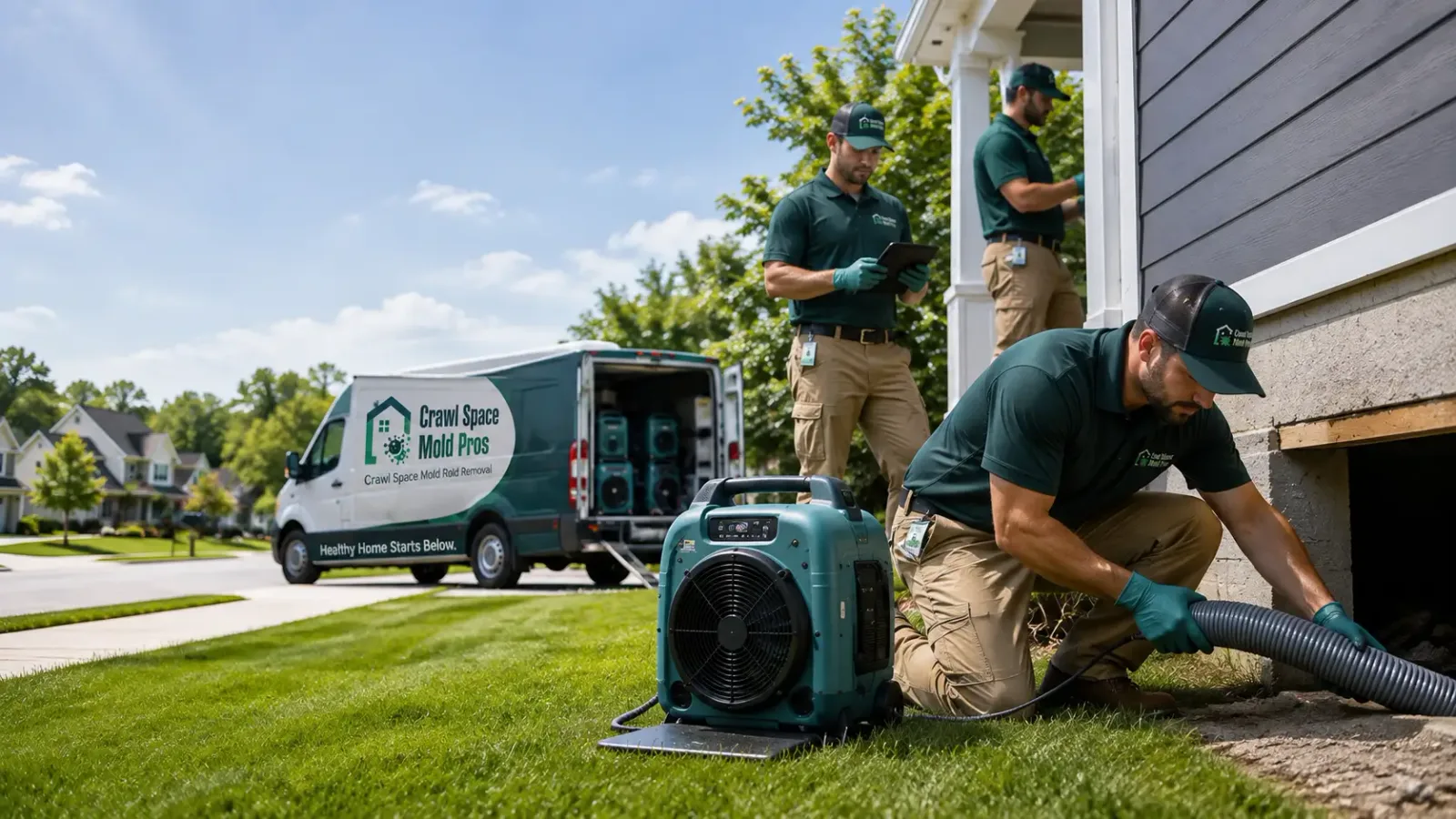 Crawl Space Mold Removal in Clarkson, NE